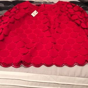 Talbots Red top